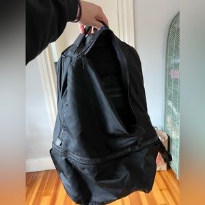LULU black backpack